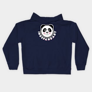 Indepandant Panda Pun Kids Hoodie